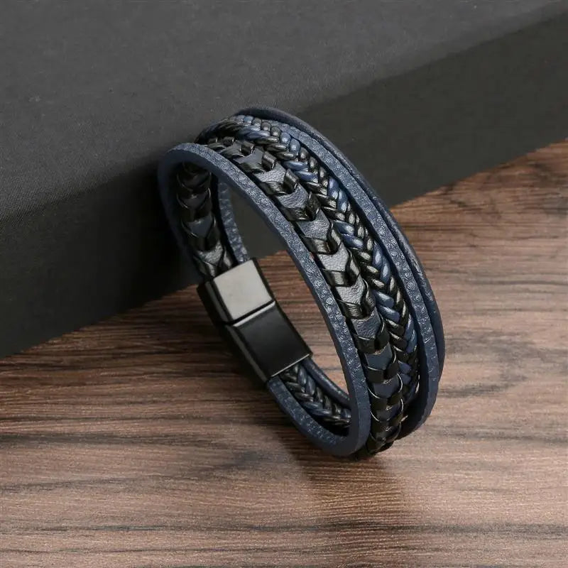 Pulseira de couro para homens