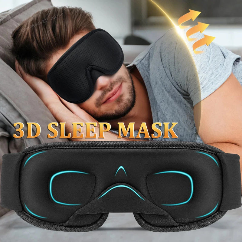 Máscara de dormir 3d com bloqueio