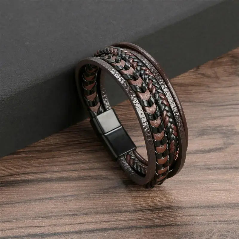 Pulseira de couro para homens