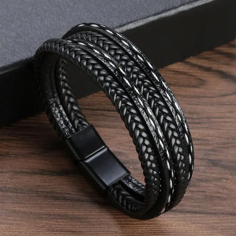 Pulseira de couro para homens