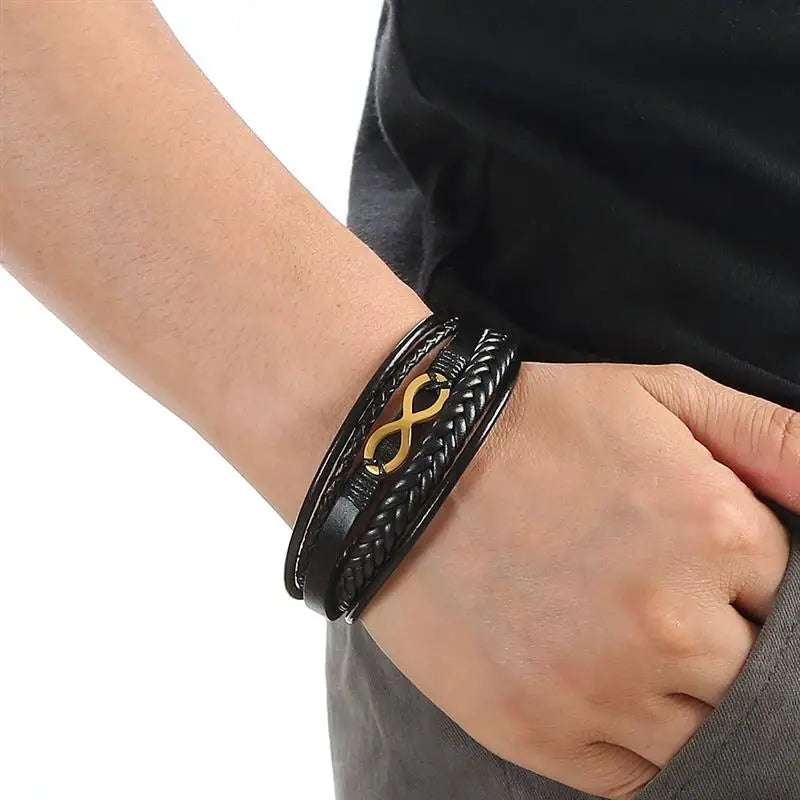 Pulseira de couro para homens